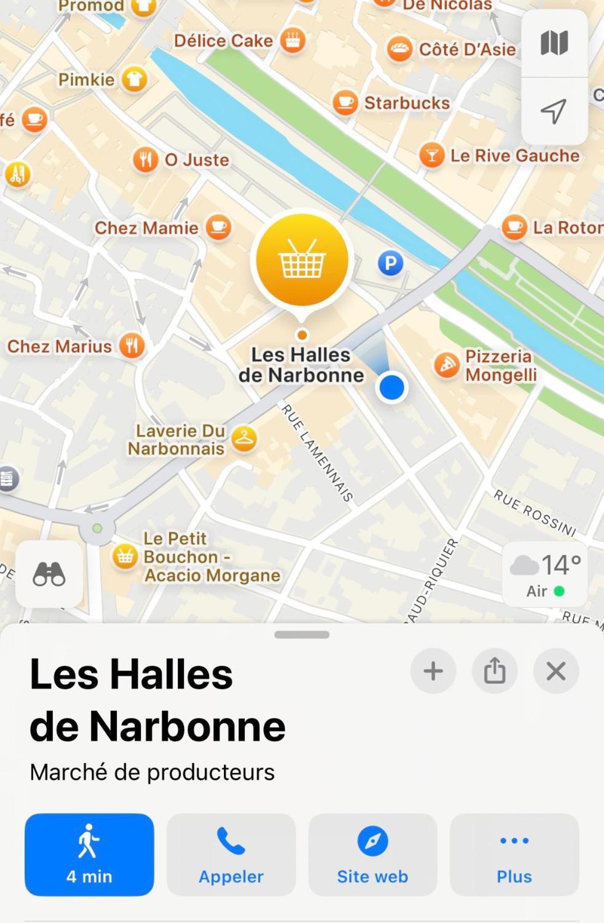 Appartement Les Halles נרבון מראה חיצוני תמונה
